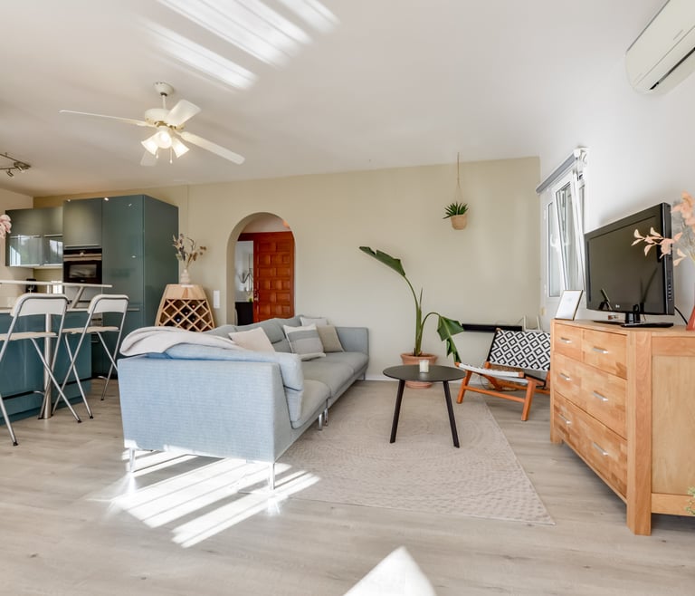 Alquiler de villa en Moraira, CASA NOVA en Moraira - Salón
