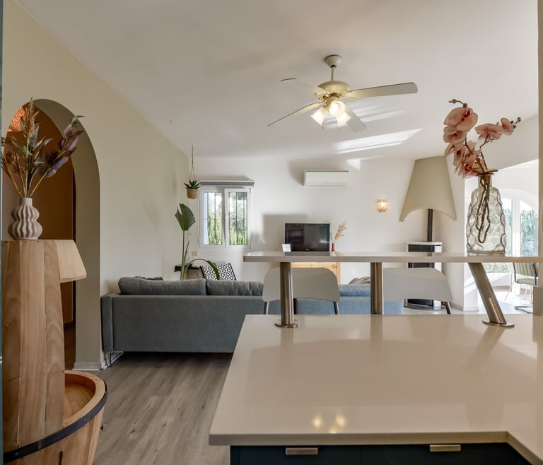 Alquiler de villa en Moraira, CASA NOVA en Moraira - Salón