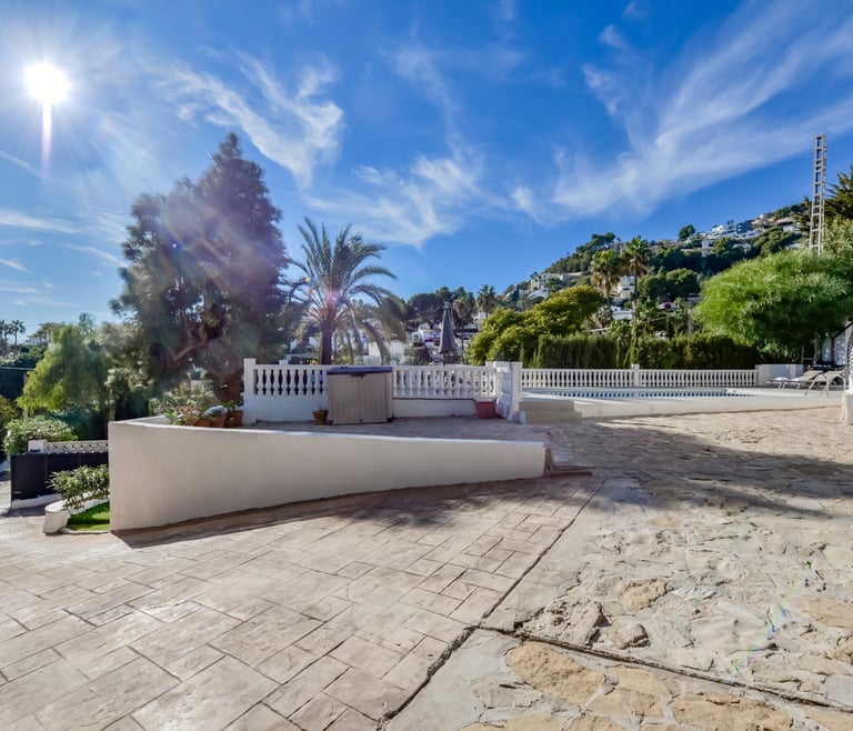 Alquiler de villa en Moraira, CASA NOVA en Moraira - Terraza