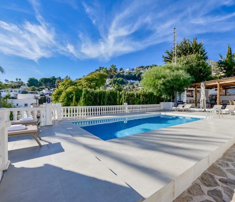 Alquiler de villa en Moraira, CASA NOVA en Moraira - Piscina
