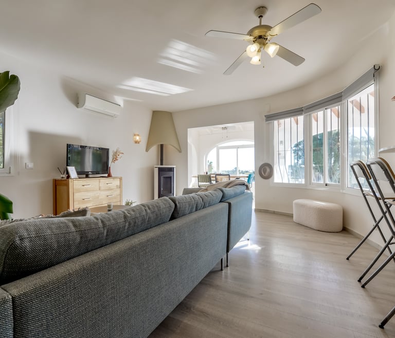 Alquiler de villa en Moraira, CASA NOVA en Moraira - Salón