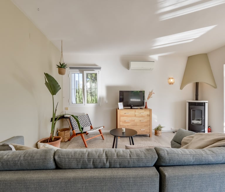 Alquiler de villa en Moraira, CASA NOVA en Moraira - Salón