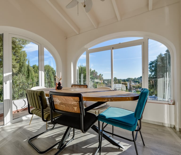 Alquiler de villa en Moraira, CASA NOVA en Moraira - Salón