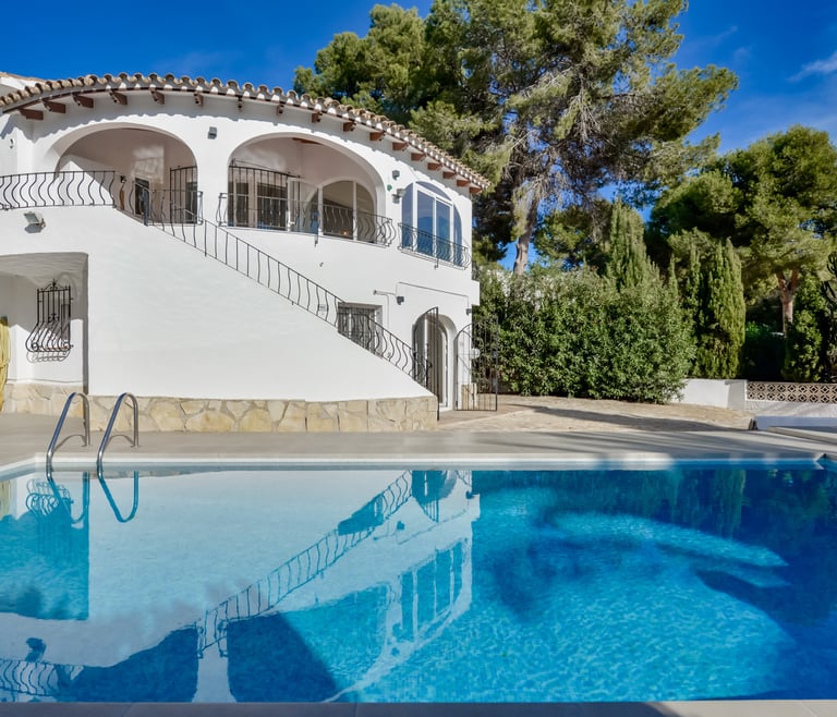 Alquiler de villa en Moraira, CASA NOVA en Moraira - Frontal