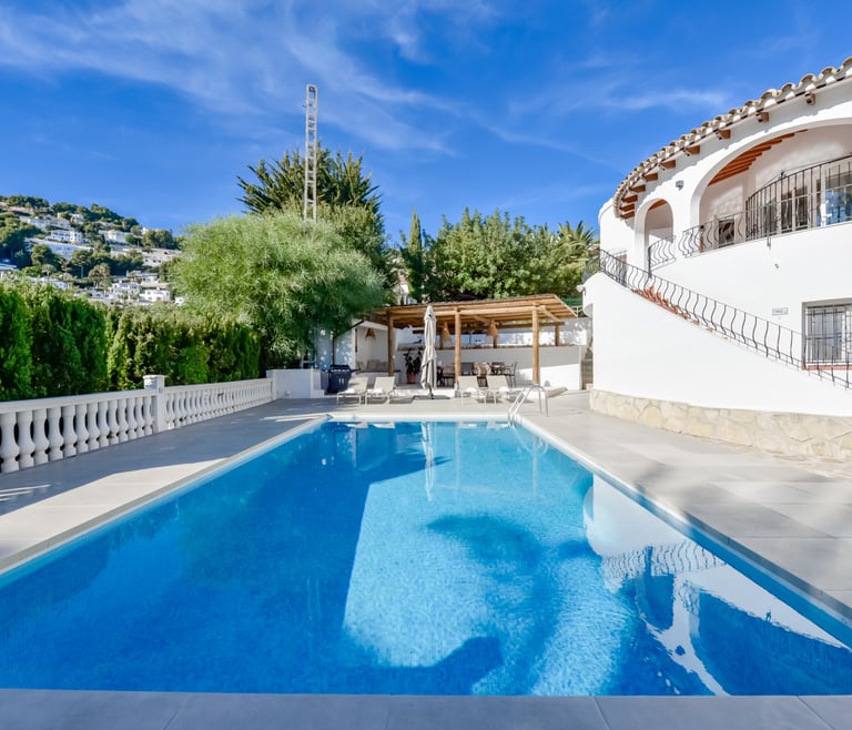 Alquiler de villa en Moraira, CASA NOVA en Moraira - Piscina