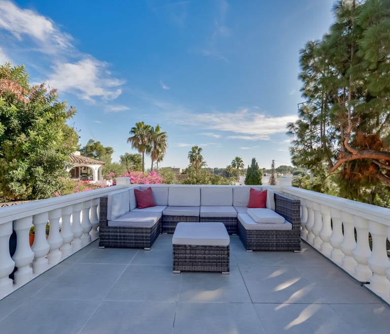 Alquiler de villa en Moraira, CASA NOVA en Moraira - Terraza