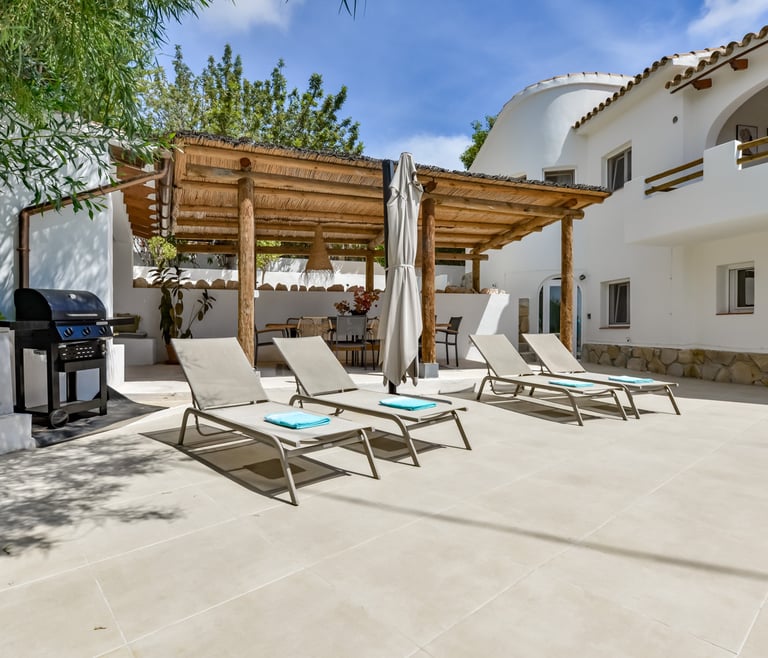 Alquiler de villa en Moraira, CASA NOVA en Moraira - Terraza