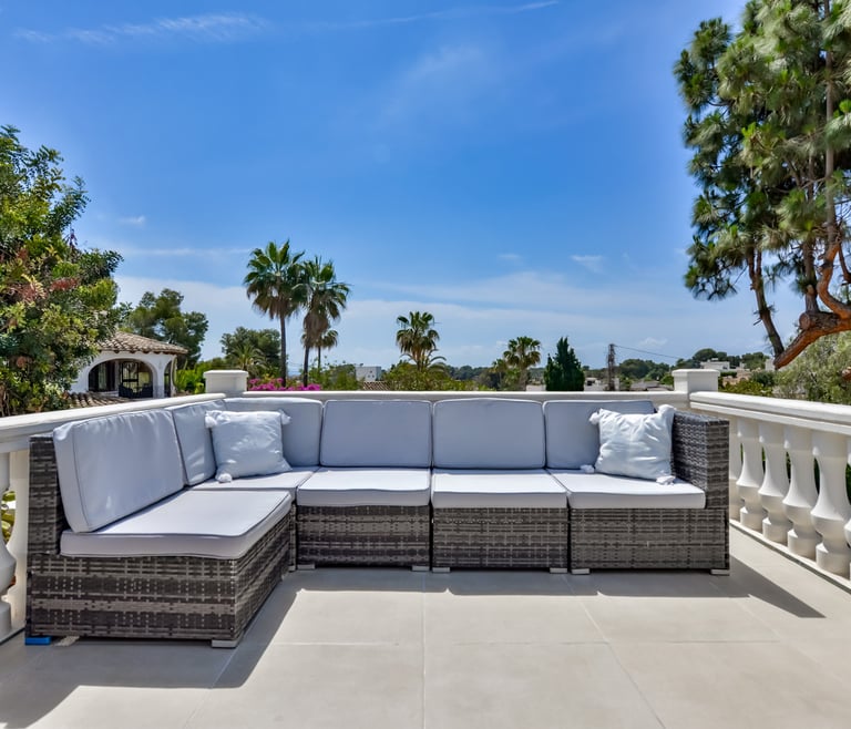 Alquiler de villa en Moraira, CASA NOVA en Moraira - Terraza