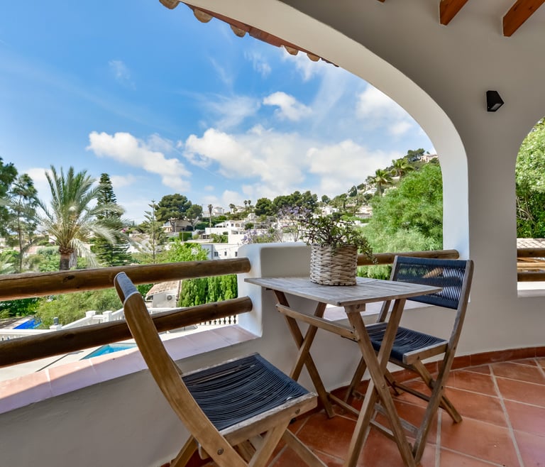 Alquiler de villa en Moraira, CASA NOVA en Moraira - Terraza