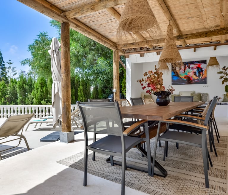 Alquiler de villa en Moraira, CASA NOVA en Moraira - Terraza