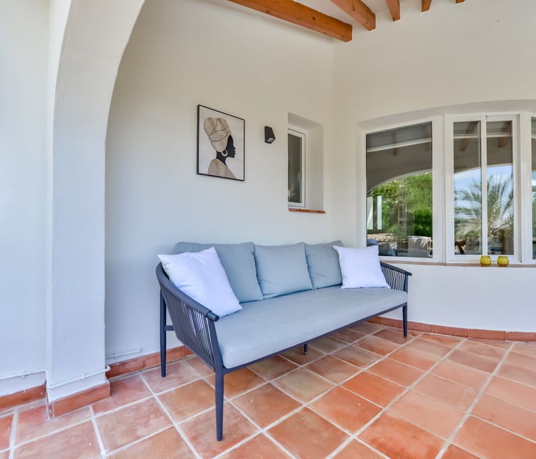 Alquiler de villa en Moraira, CASA NOVA en Moraira - Terraza