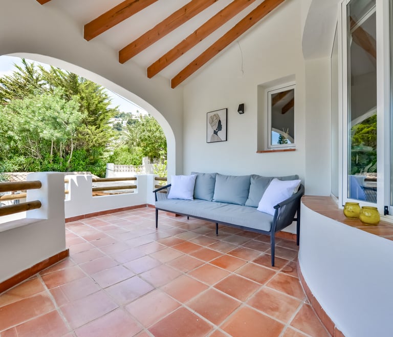 Alquiler de villa en Moraira, CASA NOVA en Moraira - Terraza