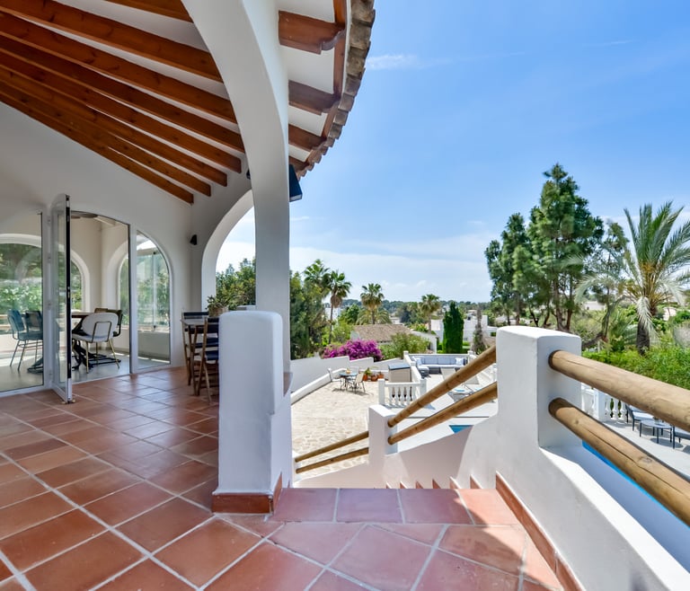 Alquiler de villa en Moraira, CASA NOVA en Moraira - Terraza