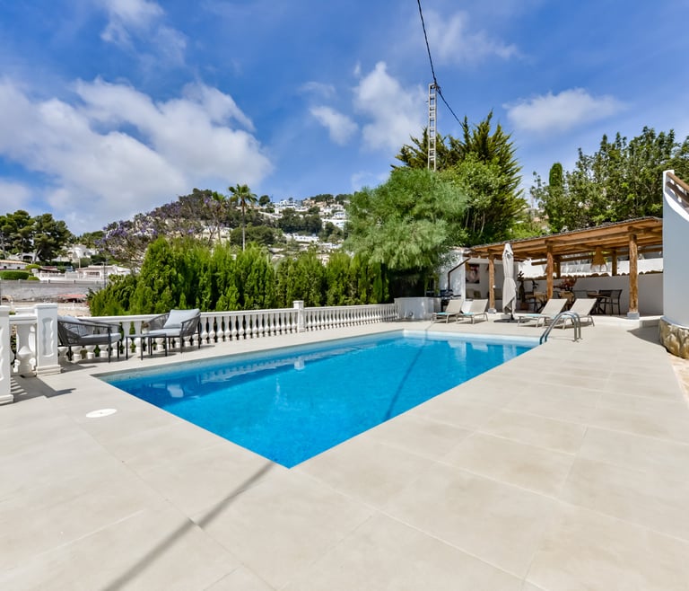 Alquiler de villa en Moraira, CASA NOVA en Moraira - Piscina
