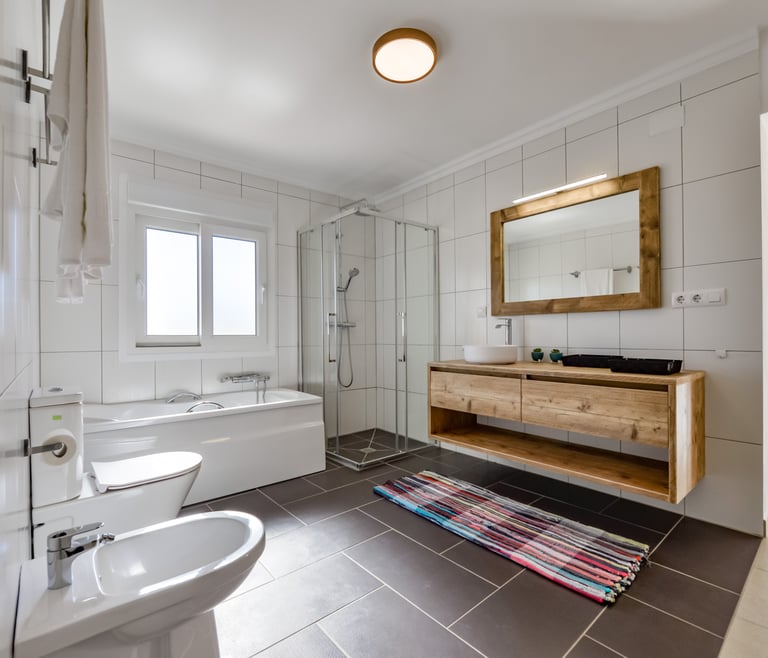 Ferienhaus in Benissa, AZUR. in Benissa - Badezimmer
