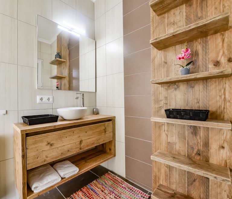 Ferienhaus in Benissa, AZUR. in Benissa - Badezimmer