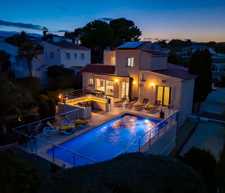 Ferienhaus in Benissa, AZUR. in Benissa - Frontal