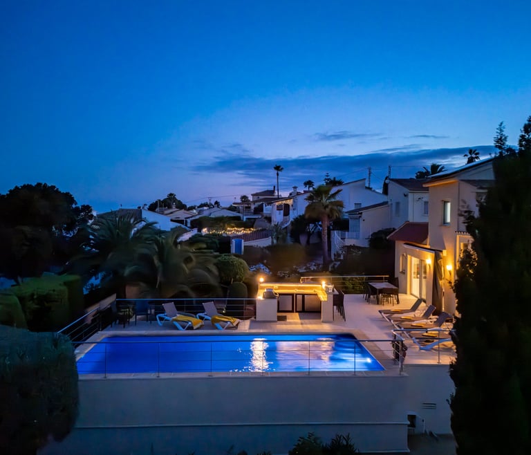 Ferienhaus in Benissa, AZUR. in Benissa - Schwimmbad