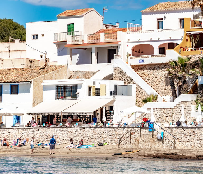 Alquiler de villa adosada en el Portet de Moraira, EL PINO en Moraira - Frontal