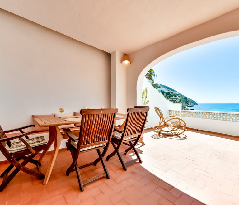 Alquiler de villa adosada en el Portet de Moraira, EL PINO en Moraira - Terraza