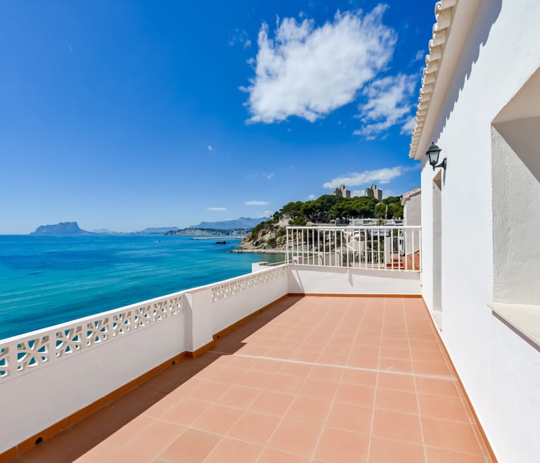 Alquiler de villa adosada en el Portet de Moraira, EL PINO en Moraira - Terraza