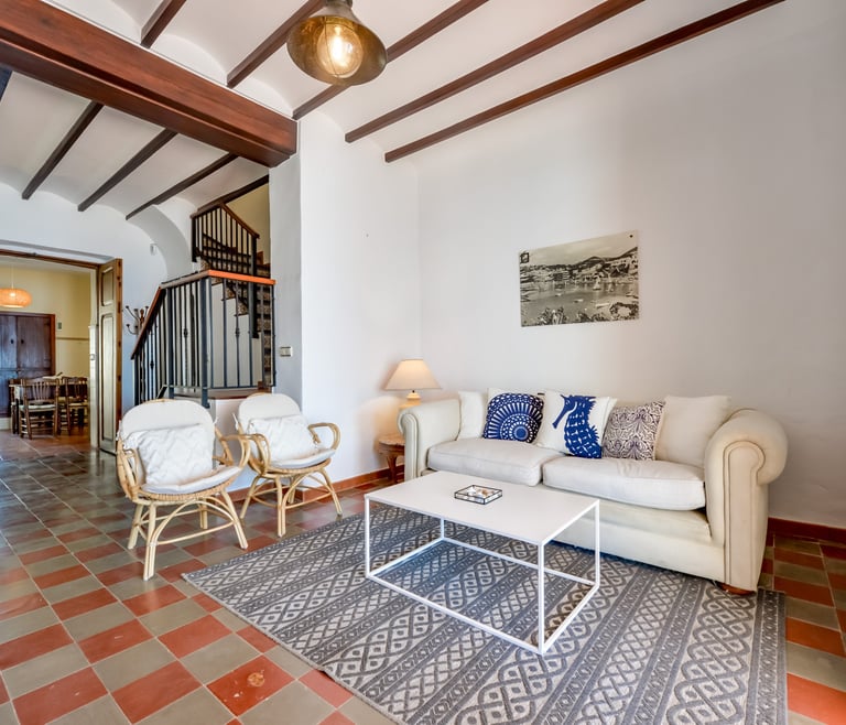 Alquiler de villa adosada en el Portet de Moraira, EL PINO en Moraira - Salón