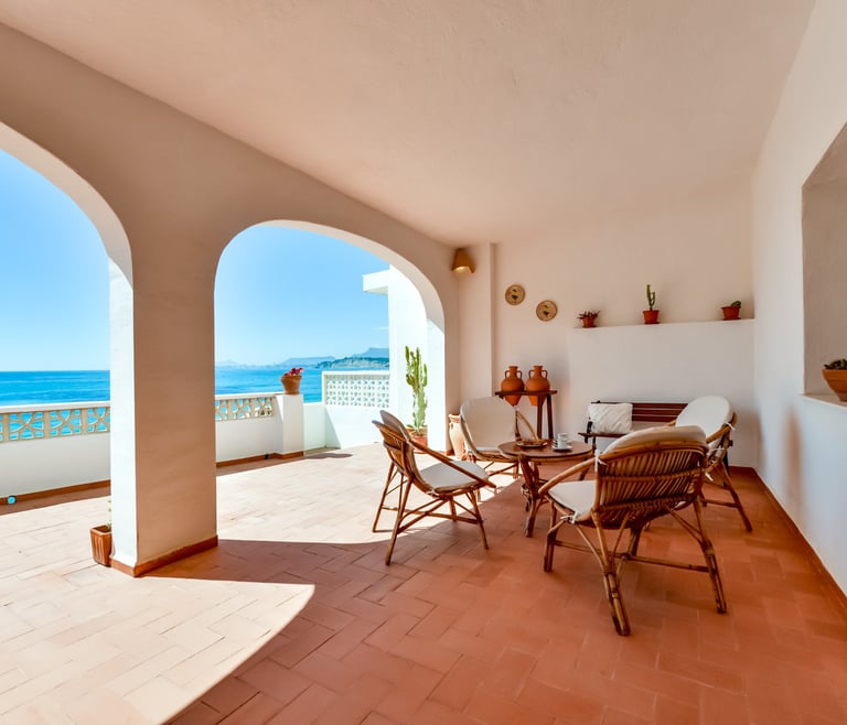 Alquiler de villa adosada en el Portet de Moraira, EL PINO en Moraira - Terraza