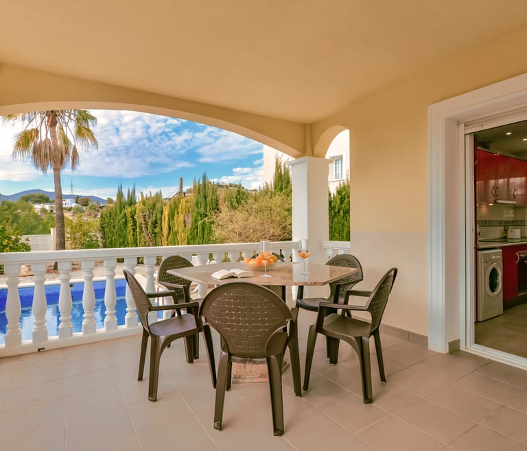 Alquiler de villa en Calpe, ANDREA en Calpe - Terraza
