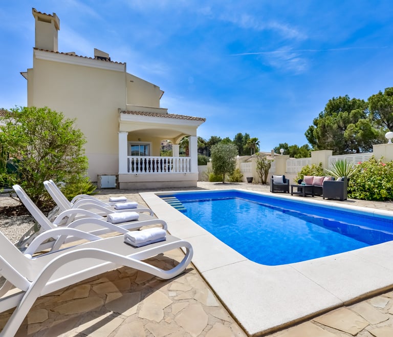 Alquiler de villa en Calpe, ANDREA en Calpe - Piscina