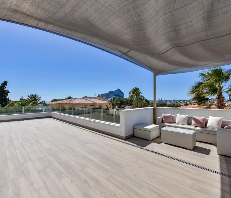 Ferienhäuse in Calpe, PIACERE in Calpe / Calp - Terrasse