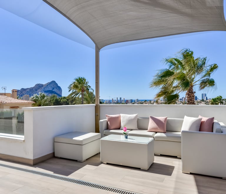 Ferienhäuse in Calpe, PIACERE in Calpe / Calp - Terrasse