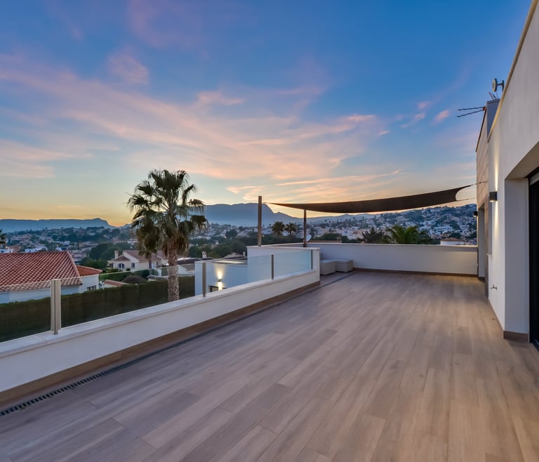 Ferienhäuse in Calpe, PIACERE in Calpe / Calp - Terrasse