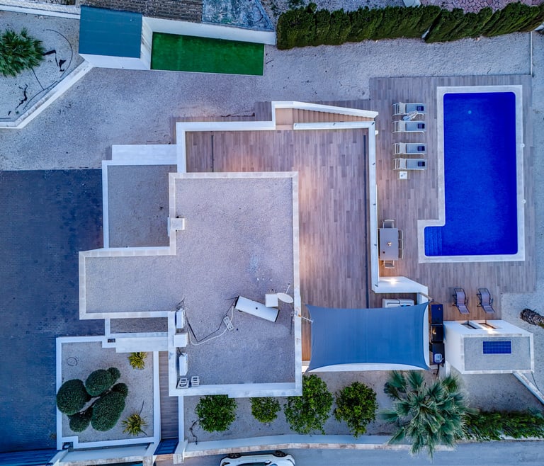 Ferienhäuse in Calpe, PIACERE in Calpe / Calp - Grundrisse der Unterkunft