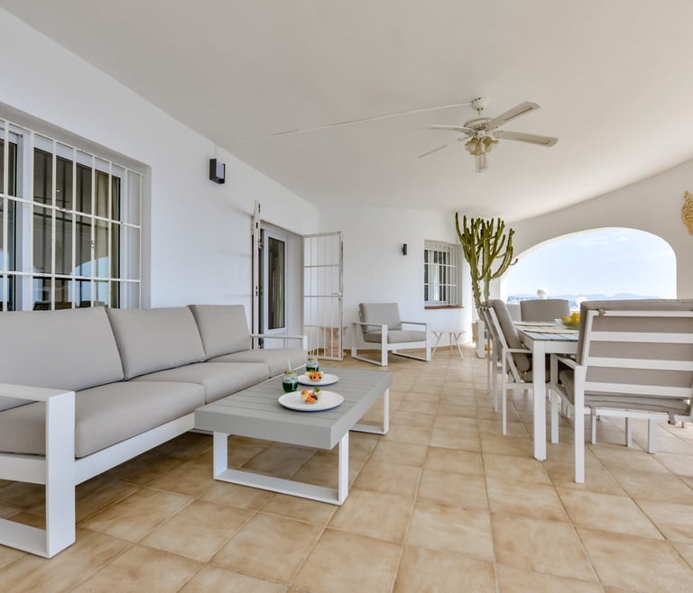 Alquiler de villa en Benissa, ALEGRIA en Benissa - Terraza