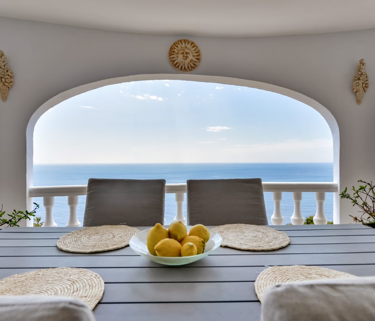 Alquiler de villa en Benissa, ALEGRIA en Benissa - Terraza
