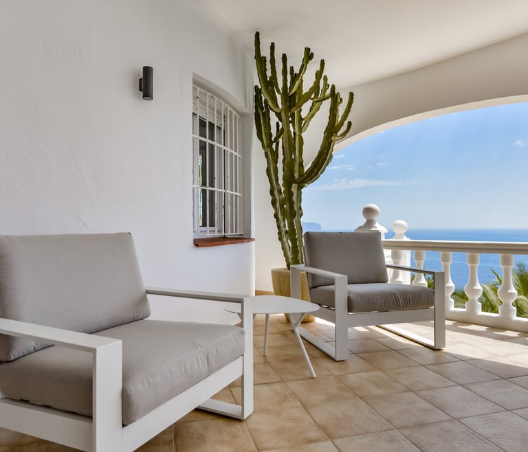 Alquiler de villa en Benissa, ALEGRIA en Benissa - Terraza