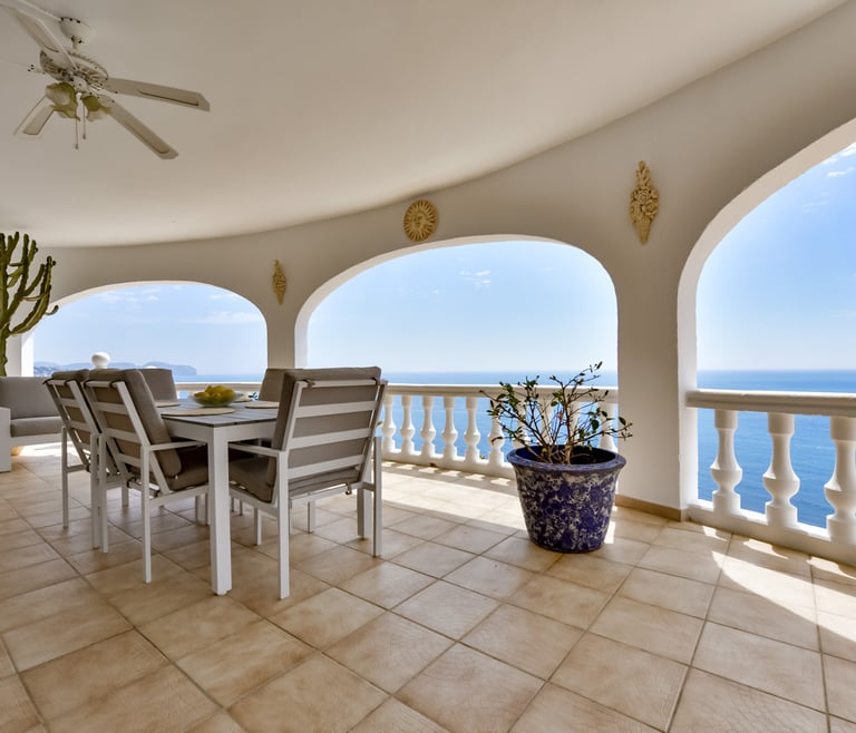 Alquiler de villa en Benissa, ALEGRIA en Benissa - Terraza