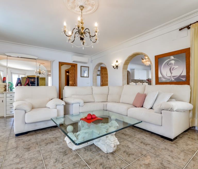 Alquiler de villa en Benissa, ALEGRIA en Benissa - Salón