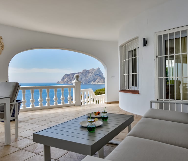 Alquiler de villa en Benissa, ALEGRIA en Benissa - Terraza