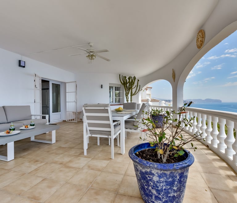 Alquiler de villa en Benissa, ALEGRIA en Benissa - Terraza
