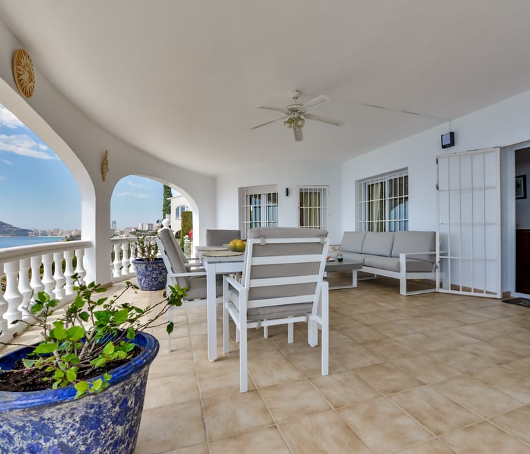 Alquiler de villa en Benissa, ALEGRIA en Benissa - Terraza