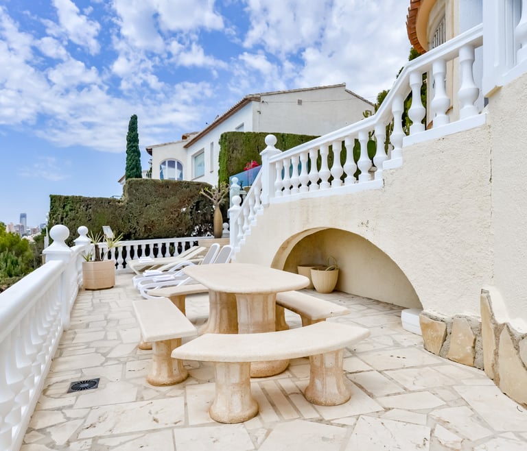 Alquiler de villa en Benissa, ALEGRIA en Benissa - Terraza