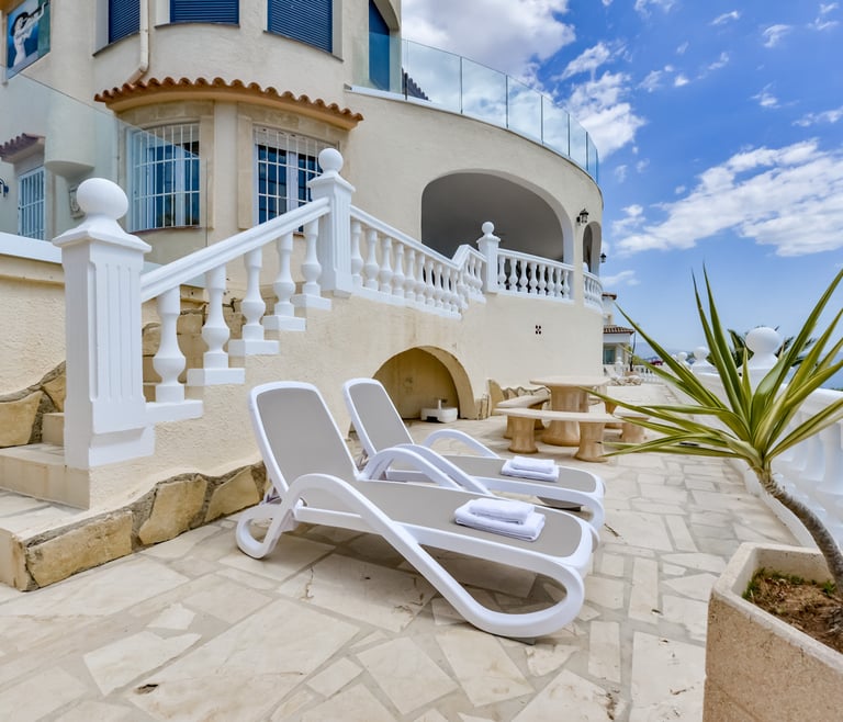 Alquiler de villa en Benissa, ALEGRIA en Benissa - Terraza