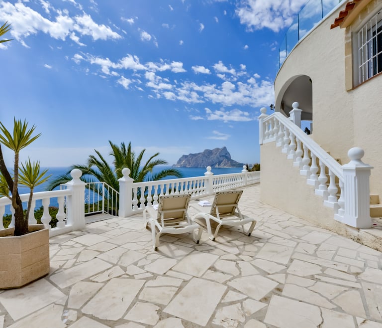 Alquiler de villa en Benissa, ALEGRIA en Benissa - Terraza