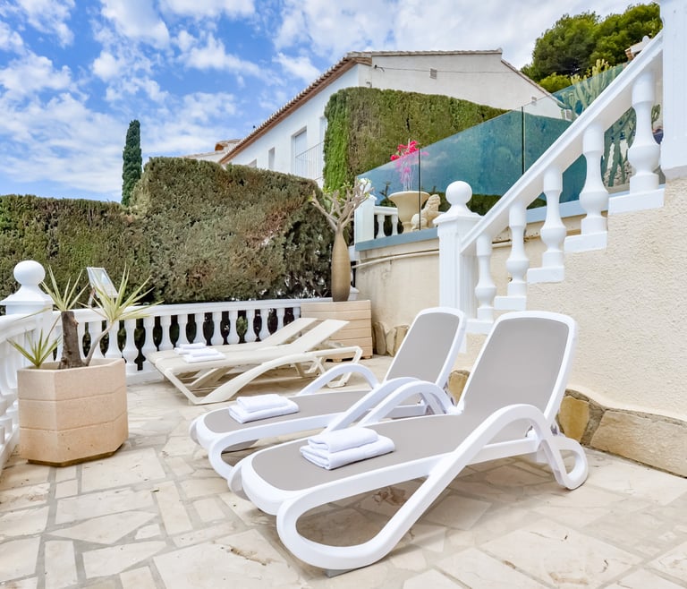Alquiler de villa en Benissa, ALEGRIA en Benissa - Terraza