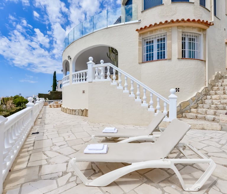 Alquiler de villa en Benissa, ALEGRIA en Benissa - Terraza