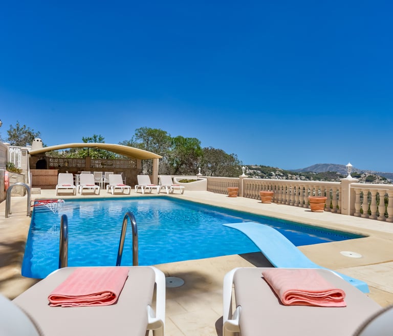 Alquiler de villa en Benissa, GARROFER en Benissa - Piscina