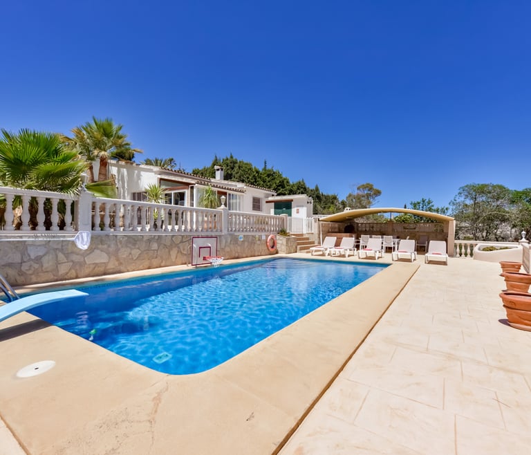 Alquiler de villa en Benissa, GARROFER en Benissa - Piscina