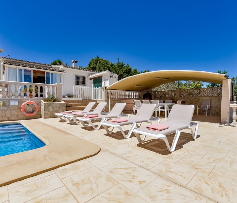 Alquiler de villa en Benissa, GARROFER en Benissa - Piscina