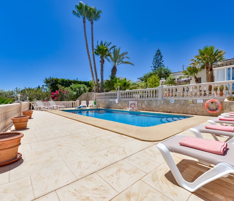 Alquiler de villa en Benissa, GARROFER en Benissa - Piscina